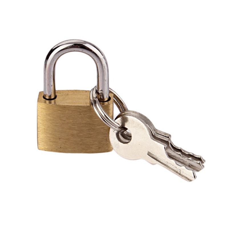 Solid Brass Padlock with 3 Key - Letter Opener Brass 评论和价格