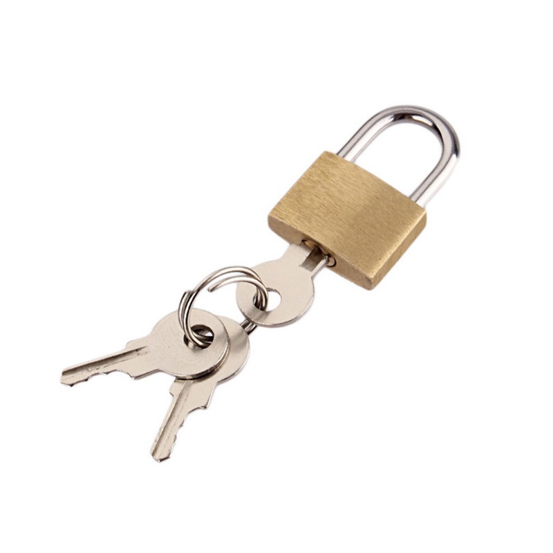Solid Brass Padlock with 3 Key - Letter Opener Brass 评论和价格