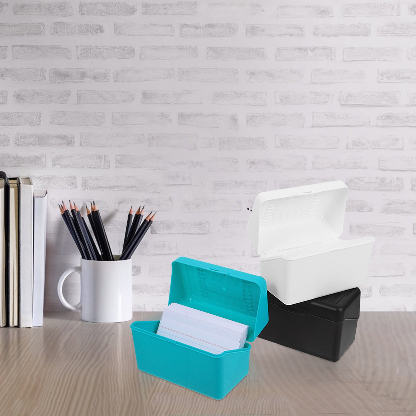 1Set Index Card Storage Box Fl - Card Index Box 评论和价格