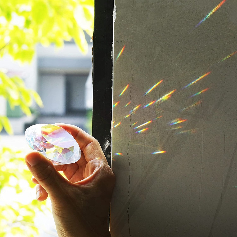 AB46-2PCS 50 Mm/ 2 Inch AB Col - Paper Weight Crystal 评论和价格
