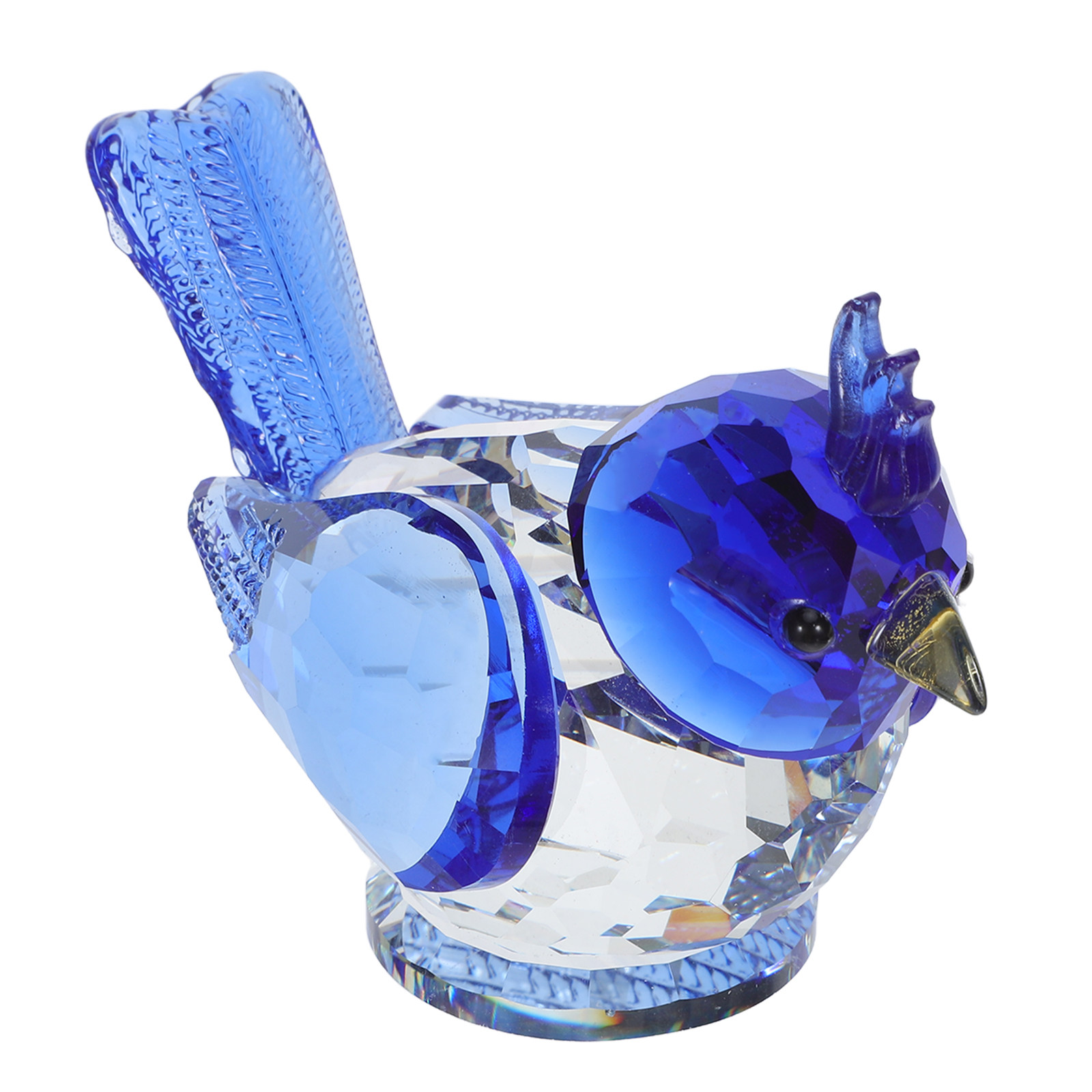 Small Crystal Bird Sculpture D - Paper Weight Crystal 评论和价格