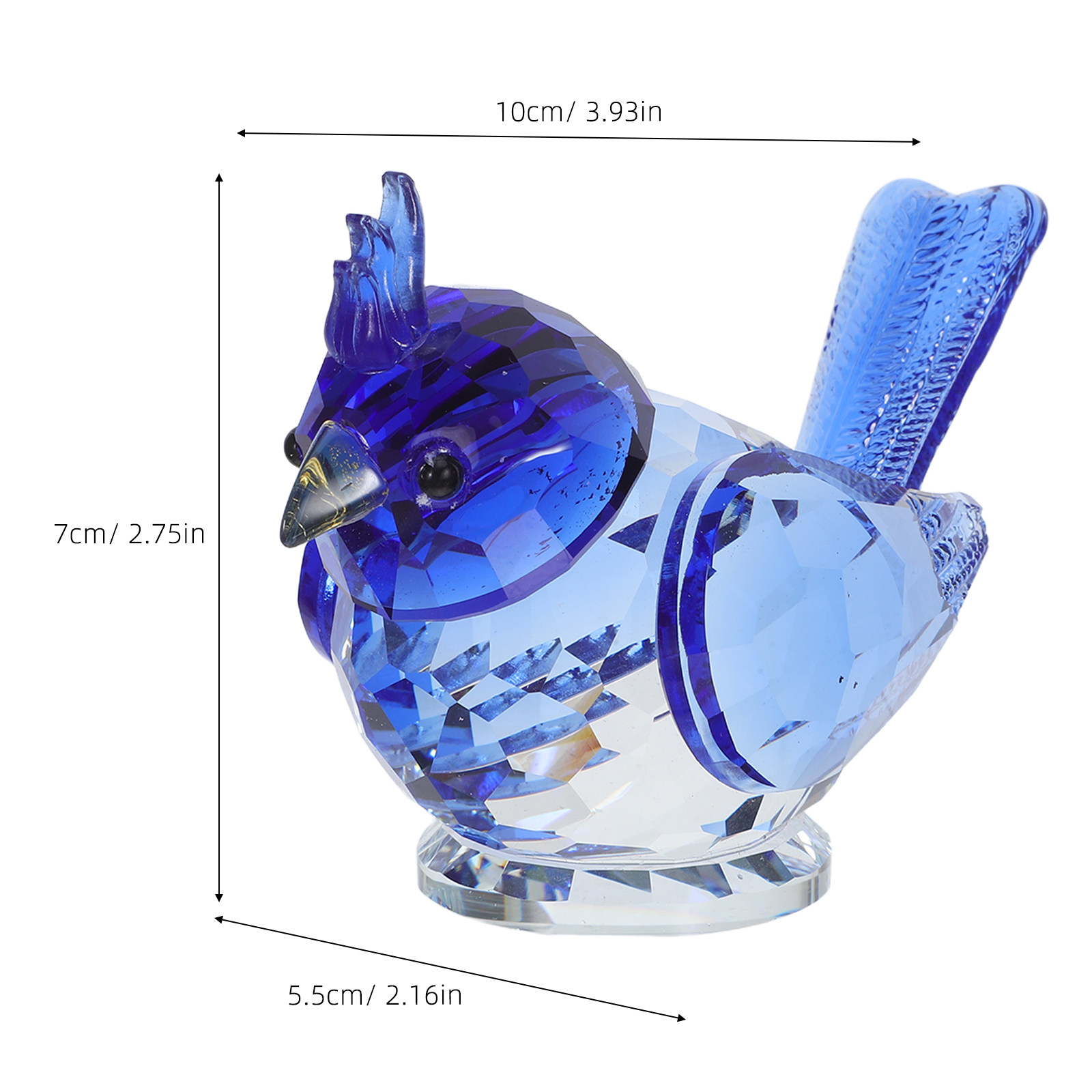 Small Crystal Bird Sculpture D - Paper Weight Crystal 评论和价格