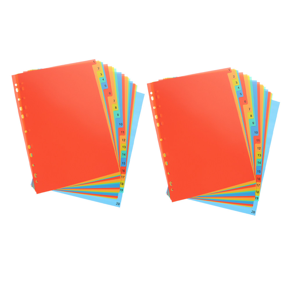 2 sets File Organizer Document - Tab Divider A4 评论和价格
