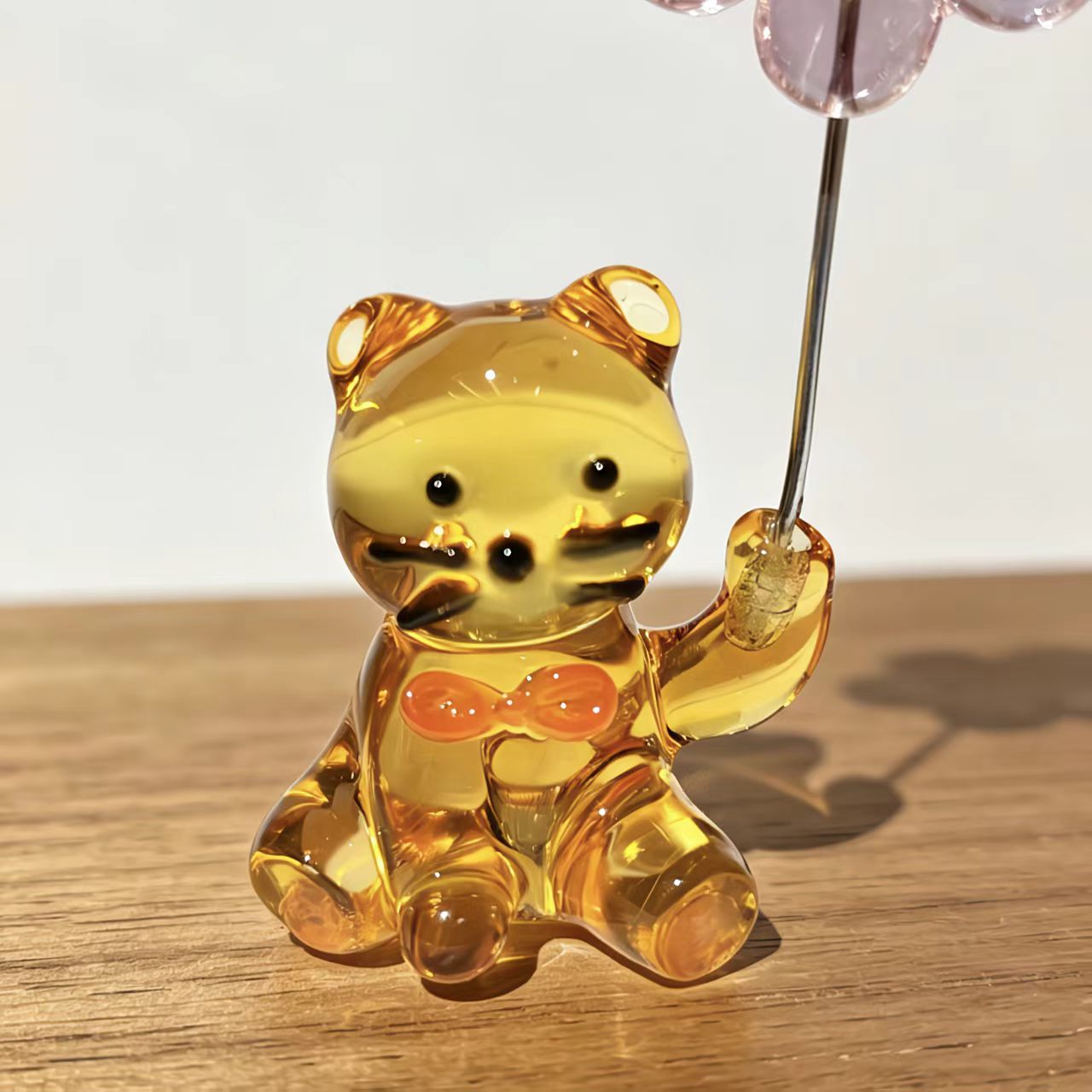 Japanese-Style Glass Kitten Pa - Paper Weight Crystal 评论和价格