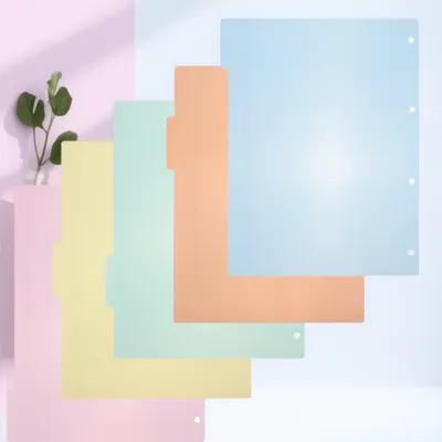 10Pcs Professional Plastic Ind - Tab Divider A4 评论和价格