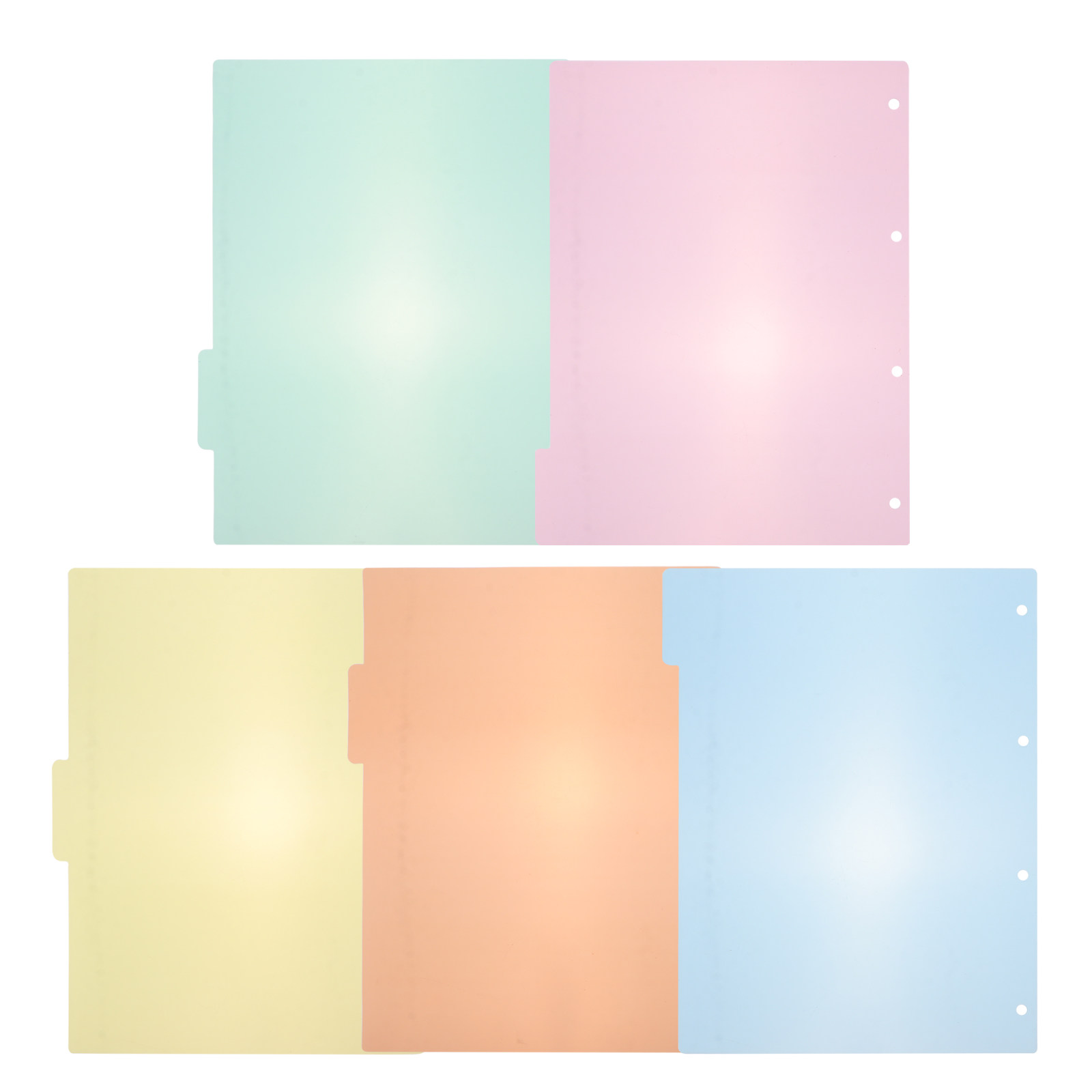 10Pcs Professional Plastic Ind - Tab Divider A4 评论和价格