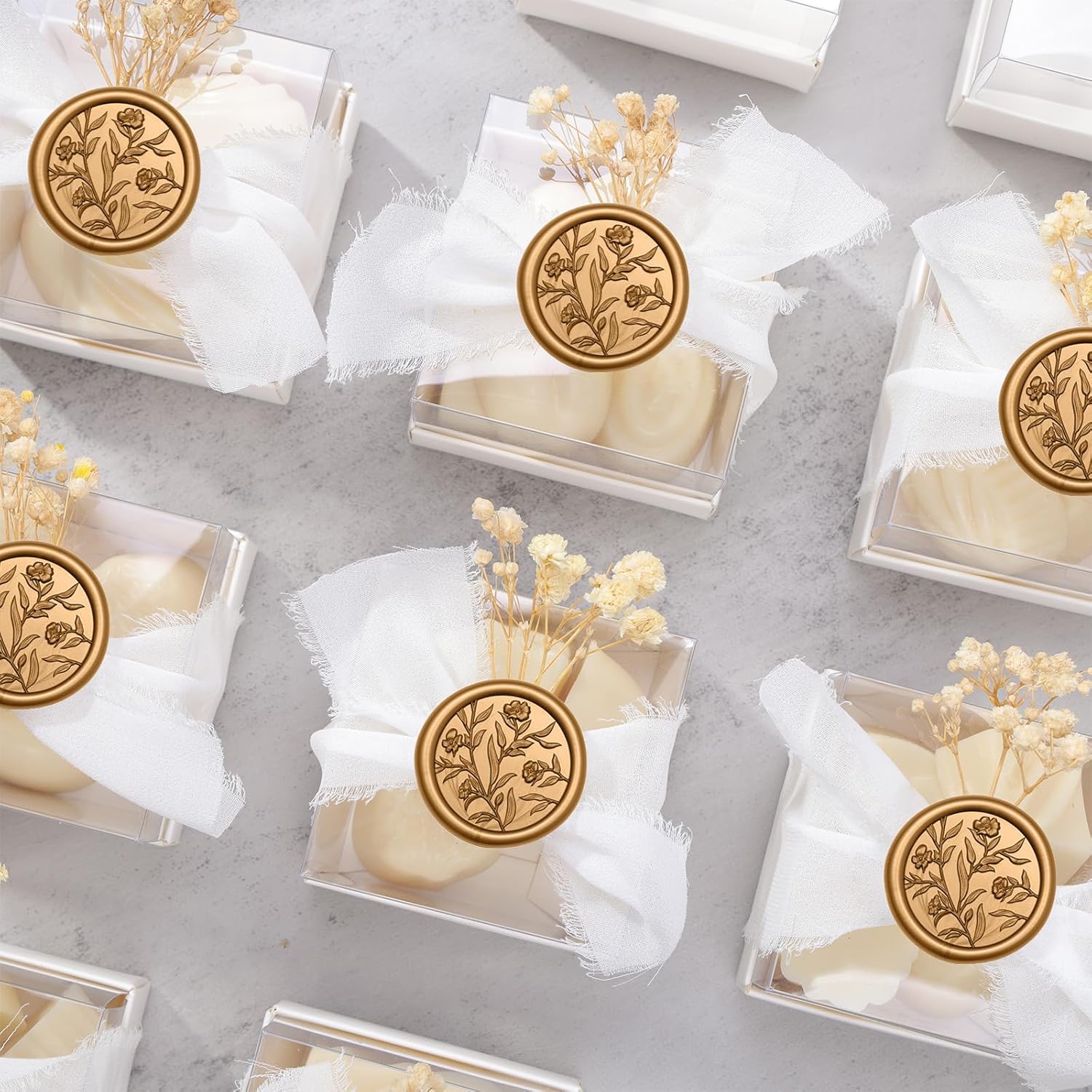 Wax Seal Stickers - 3D Floral  - Wax Seal Stamp Set 评论和价格