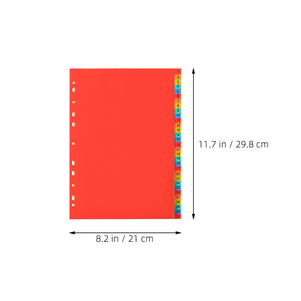 2Sets A4 Plastic Index Page Di - Tab Divider A4 评论和价格