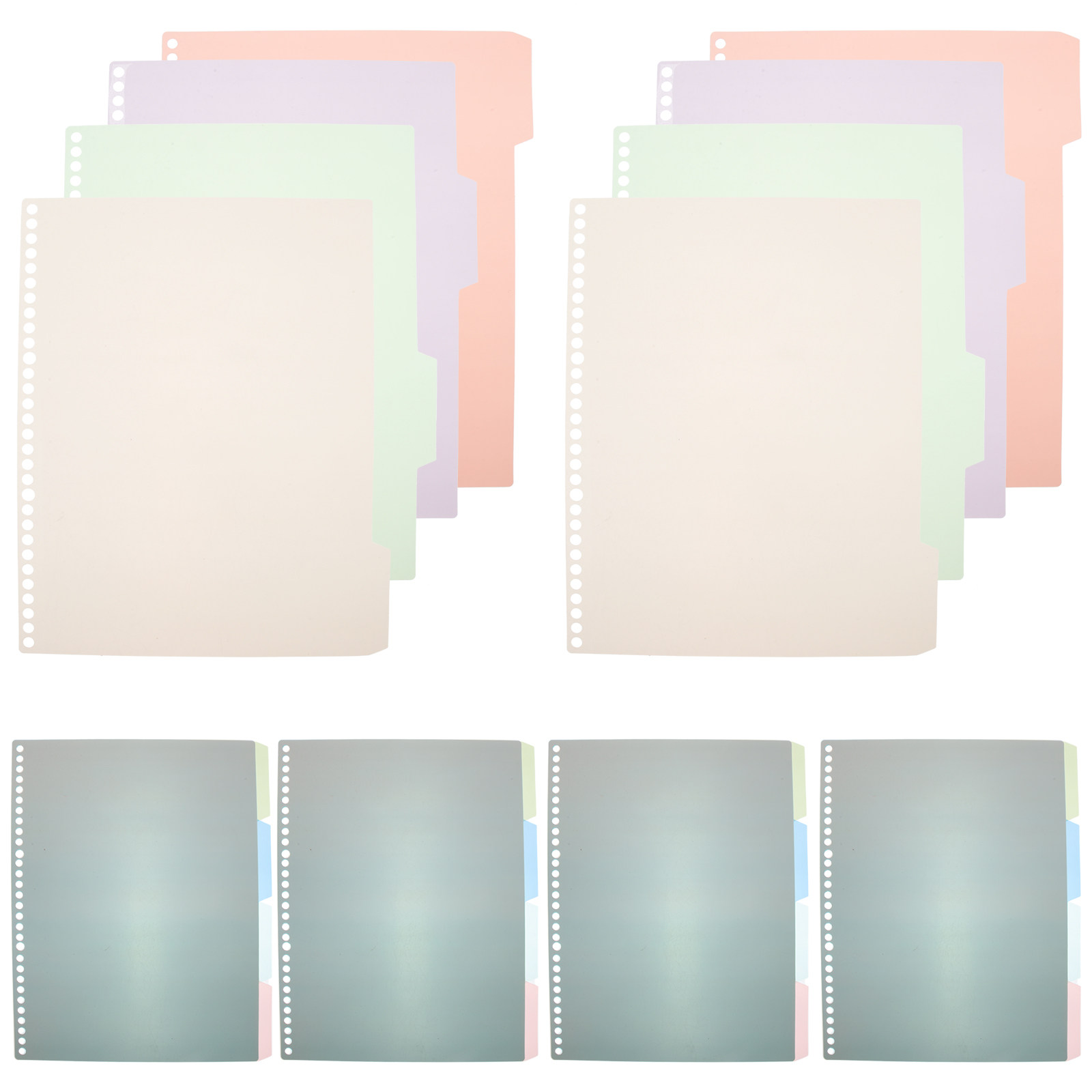 6Sets Colored Page Dividers In - Tab Divider A4 评论和价格