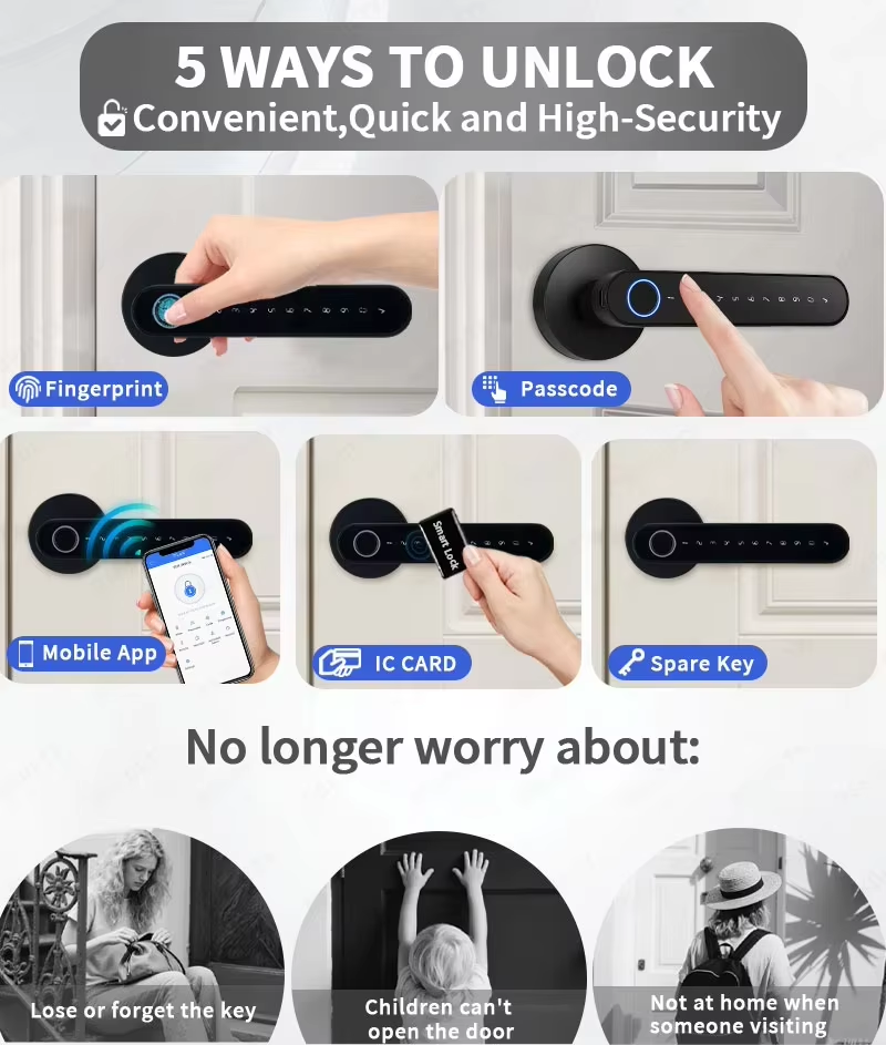 TTLock Smart Digital Door Lock - Letter Opener Brass 评论和价格
