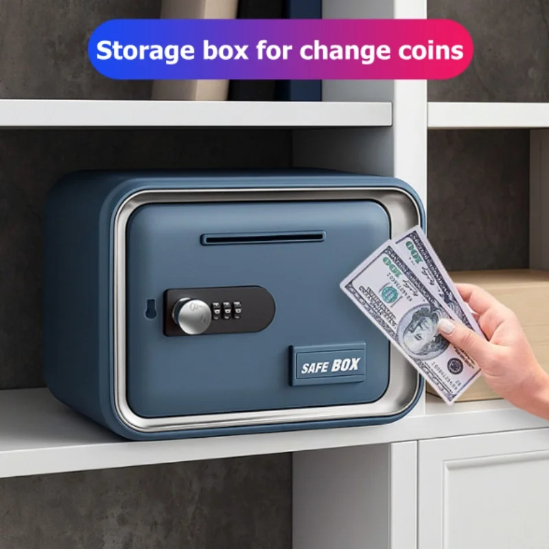 24x18x15cm Safe Box with Key L - Card Index Box 评论和价格