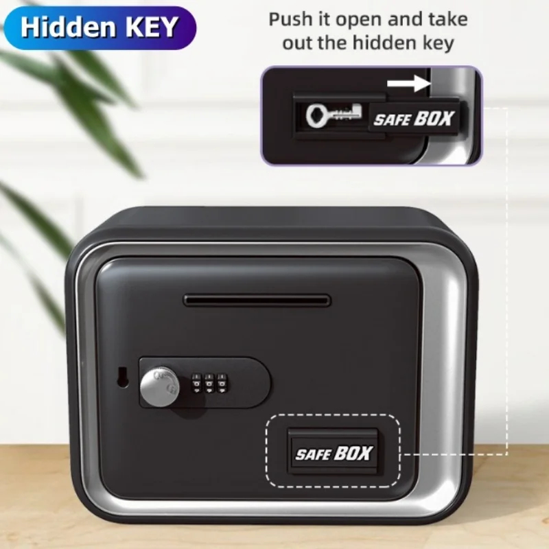 24x18x15cm Safe Box with Key L - Card Index Box 评论和价格