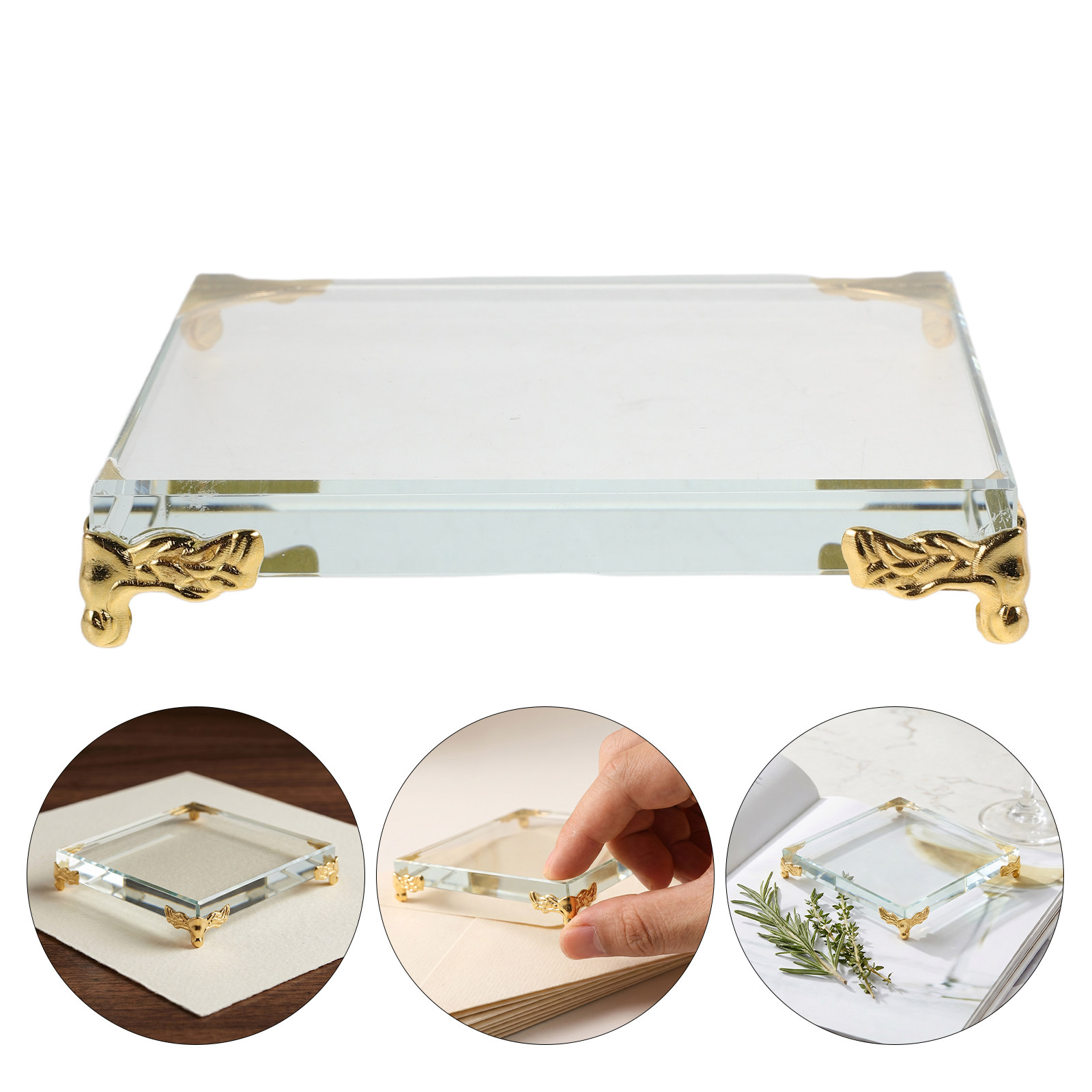Square Crystal Paperweight Blo - Paper Weight Crystal 评论和价格
